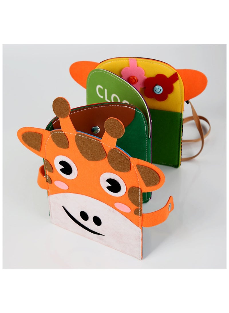 Sybil's Busy Books for Kids Montessori Preschool Activity Books for Toddlers and Kids 3-5 Years Children Educational Toys With Zipper Basic Skills Development Busy Board (Little Wanderers) - Image 1