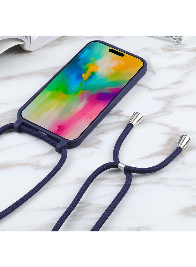 erorex Case For iPhone 15 Pro Max Candy Colors TPU Protective Phone Case with Lanyard - Image 4