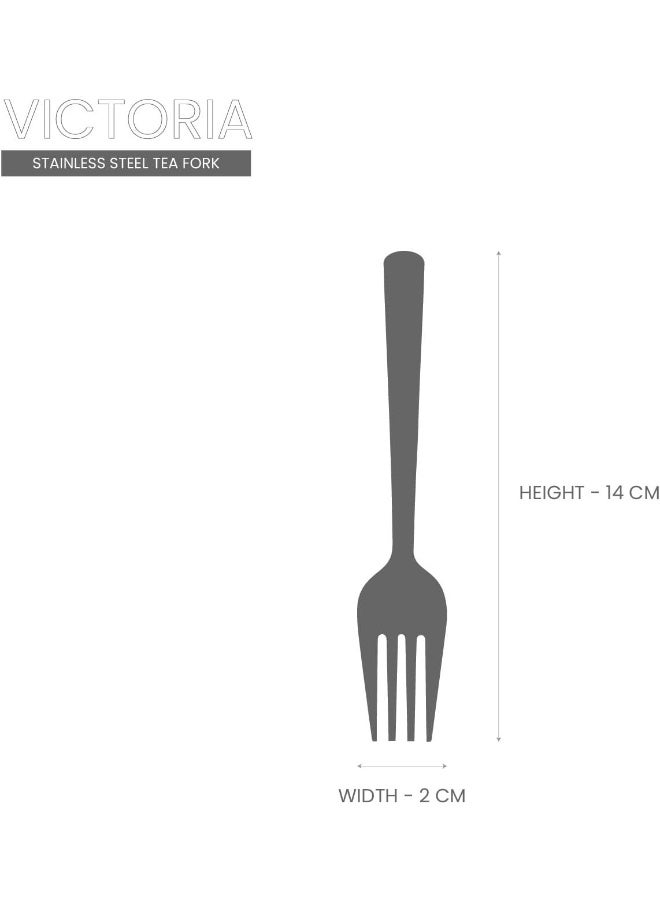 RAJ شوكة شاي من الفولاذ المقاوم للصدأ 3 قطع - فيكتوريا - Image 4