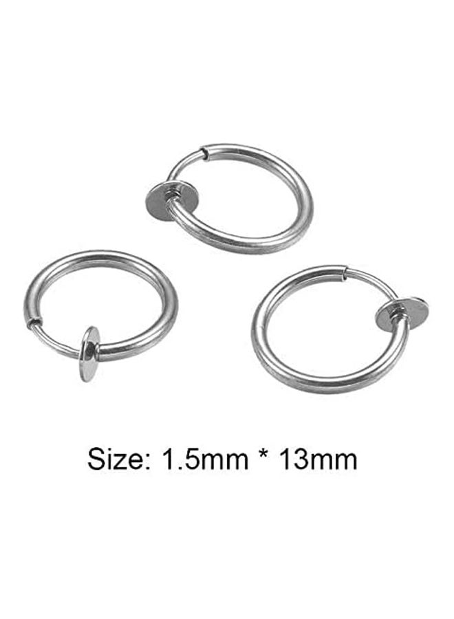 3PCS/set Stainless Steel Segment Ring Ear Piercings  Men Nose Ring Lip Eyebrow Piercings Captive Bead Ring Body Jewelry  - Image 2