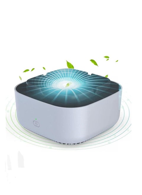 2-in-1 Multifunctional Smokeless Ashtray Air Purifier USB Rechargeable Ashtray Home Ashtrays Portable Ash Tray for Home Indoor Office (Grey)