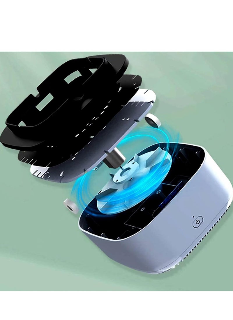 2-in-1 Multifunctional Smokeless Ashtray Air Purifier USB Rechargeable Ashtray Home Ashtrays Portable Ash Tray for Home Indoor Office (Grey)
