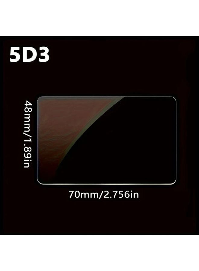 2 Pack Camera Protectors for Canon 60D 600D 550D LCD Screen Protector - Image 3