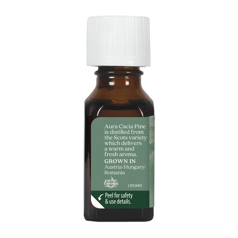 Aura Cacia Pure Pine Essential Oil, Pinus sylvestris, 0.5 Fl Oz - Image 3