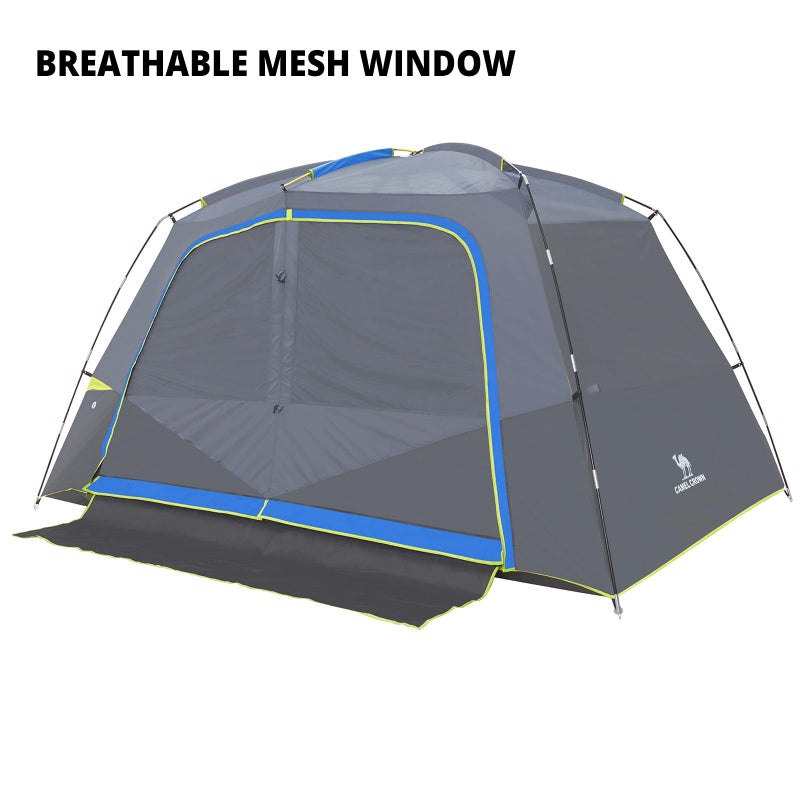 CAMEL CROWN Camping Tents for 6 Person Tent Waterproof Easy Setup Backpacking Tents Sky Blue - Image 3