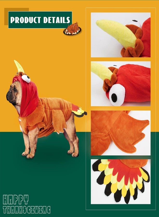 BWOGUE Turkey Dog Costume Thanksgiving Apparel Pet Costume for Dogs and Cats - Image 4