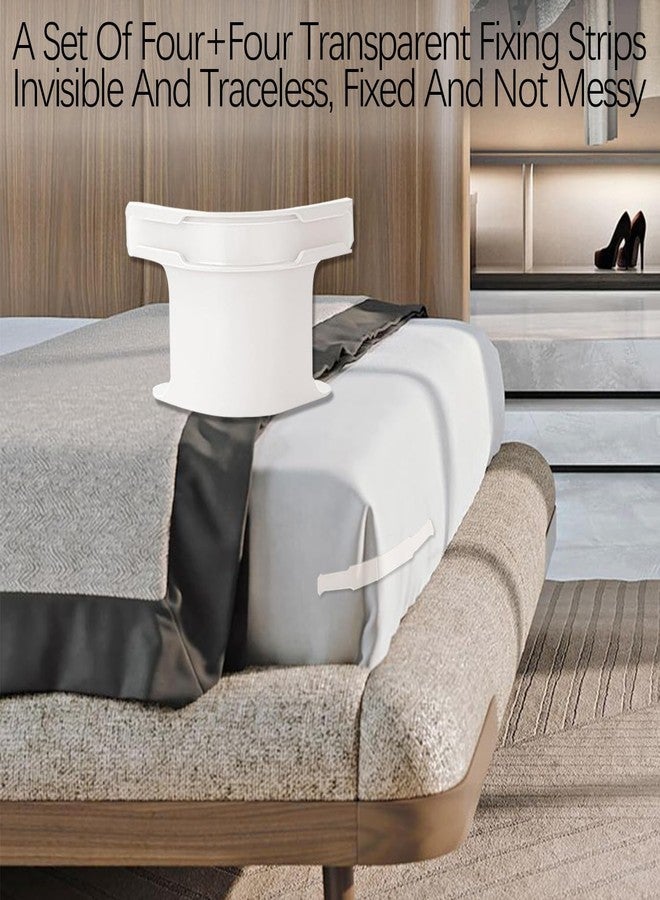 Crega Bedsheet Holder Clip for Bed, Adjustable Bed Sheet Holder Corner Straps, Bedsheets Holder for Tight Fit, Bedsheet Gripper Corner, Bed Sheet Holder for All Sizes, Bed Accessories Items - Image 3
