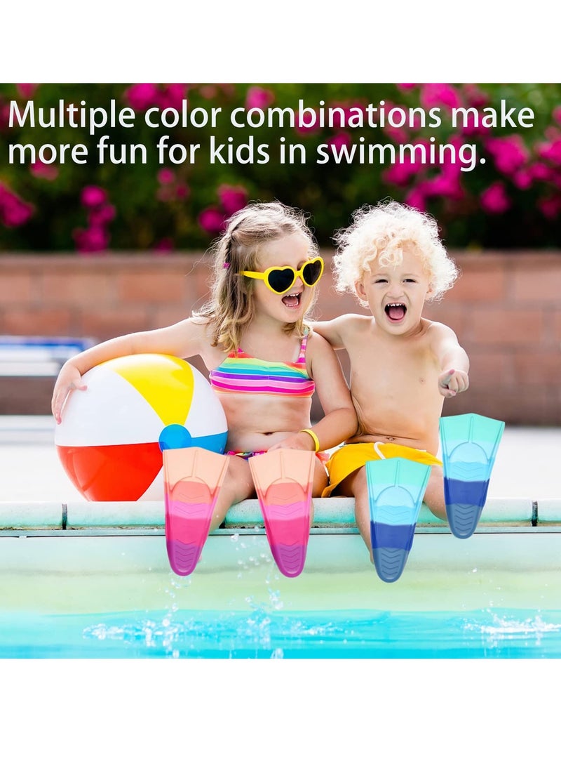 Excefore Swim Fins Kids,Youth Flippers for Swimming,Training and Snorkeling Beginners, Size Suitable for Children, Girls, Boys - Image 5