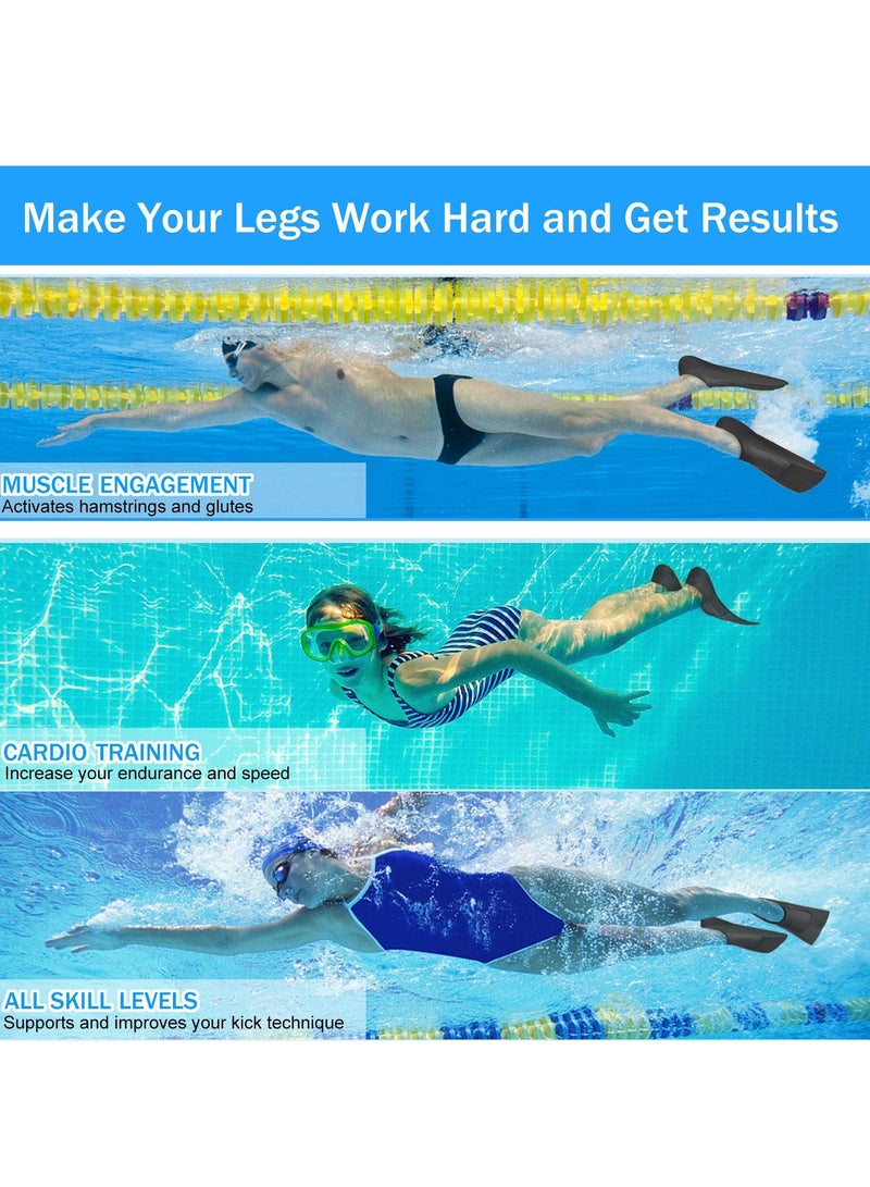 Excefore Swim Fins Kids,Youth Flippers for Swimming,Training and Snorkeling Beginners, Size Suitable for Children, Girls, Boys - Image 2