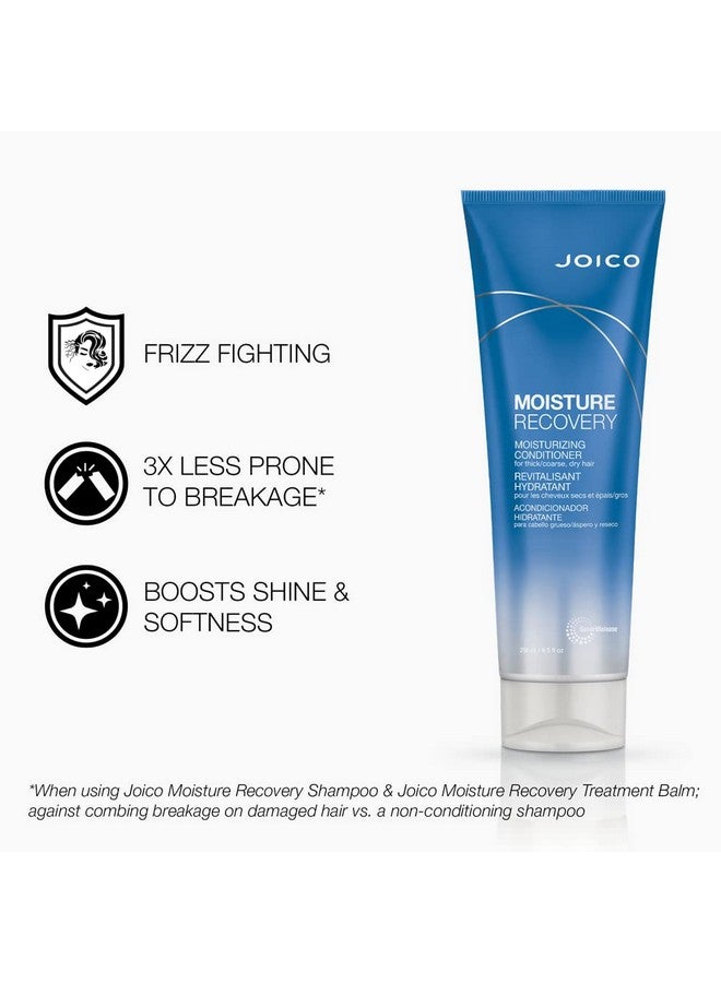 Joico Moisture Recovery Moisturizing Conditioner | For Thick, Coarse, Dry Hair | Restore Moisture, Smoothness, Strength, & Elasticity | Reduce Breakage | With Jojoba Oil & Shea Butter | 8.5 Fl Oz - Image 3