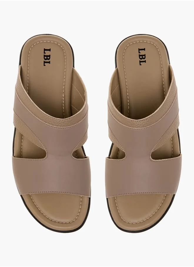 ال بي ال من شو اكسبرس Men Colourblock Slip-On Arabic Sandals Ramadan Collection