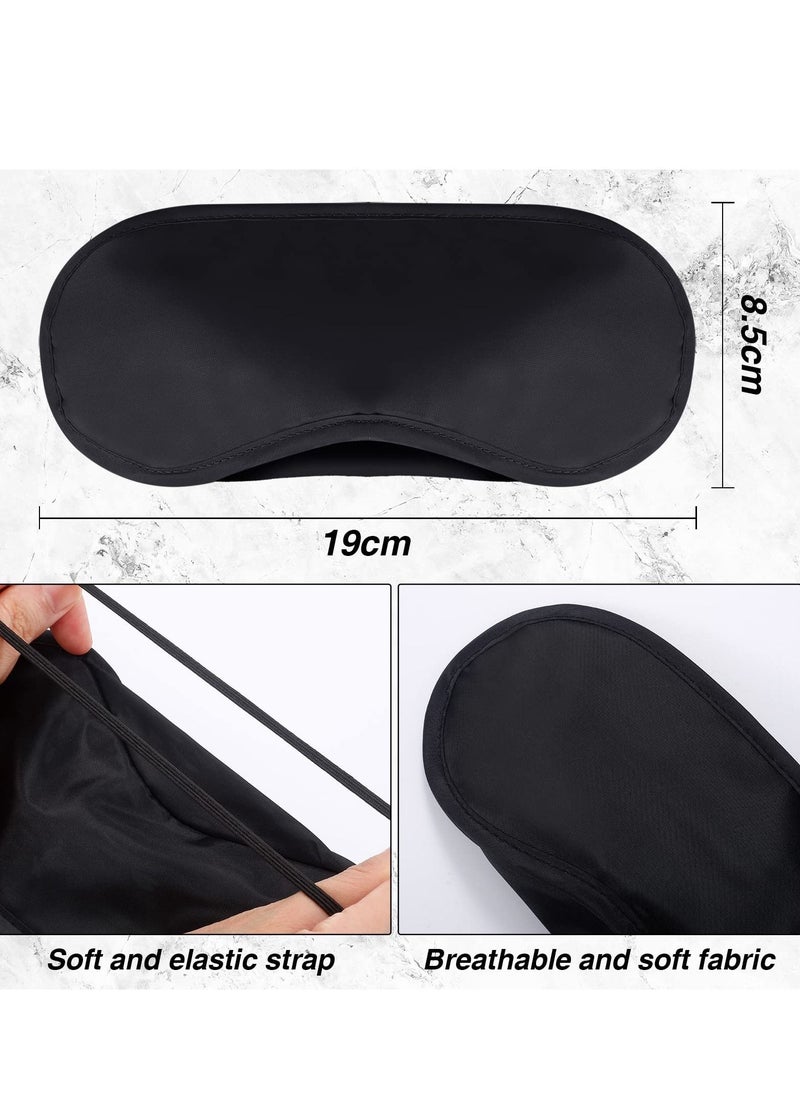 SYOSI - Disposable Eye Mask 60 Pack Sleep Blindfolds with Nose Pad Adjustable Strap Soft Eye Cover Eye Shade Masks for Games Party Travel Sleep Mask Bulk - Image 1