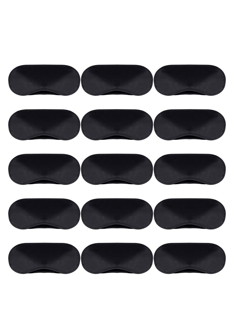 SYOSI - Disposable Eye Mask 60 Pack Sleep Blindfolds with Nose Pad Adjustable Strap Soft Eye Cover Eye Shade Masks for Games Party Travel Sleep Mask Bulk - Image 1