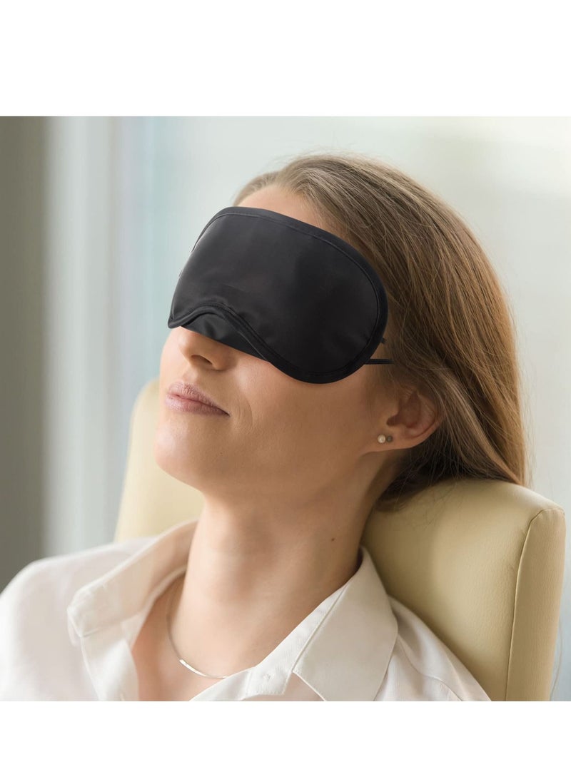 SYOSI - Disposable Eye Mask 60 Pack Sleep Blindfolds with Nose Pad Adjustable Strap Soft Eye Cover Eye Shade Masks for Games Party Travel Sleep Mask Bulk - Image 1