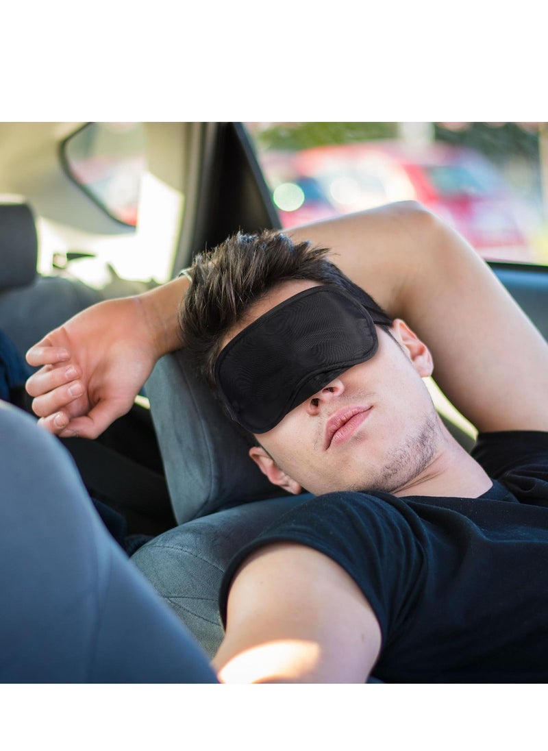 SYOSI - Disposable Eye Mask 60 Pack Sleep Blindfolds with Nose Pad Adjustable Strap Soft Eye Cover Eye Shade Masks for Games Party Travel Sleep Mask Bulk - Image 1