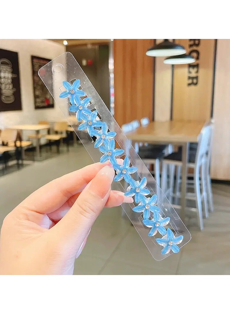 Goolsky 10pcs Girls Creative Cute Sweet Flower Shaped Hair Clips Princess Decorative Hair Accessories, Ideal choice for Gifts - Image 1