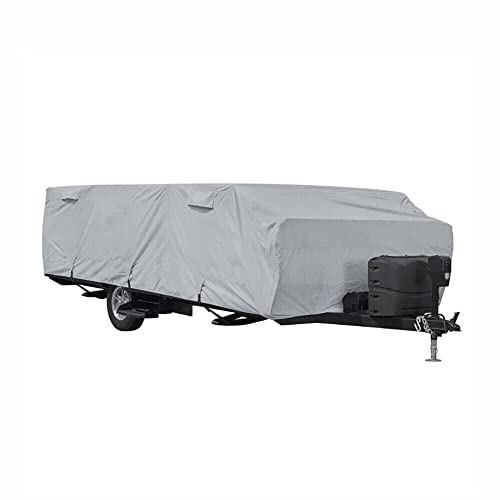 Classic Accessories Over Drive PermaPRO Folding Camping Trailer Cover, Fits 14'-16'L, RV Cover, Camper Cover, Travel Trailer Cover - Image 1