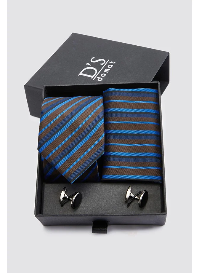 D'S DAMAT D'S Groom Standard Tie Handkerchief Cufflink Tie-Handkerchief Set 0HF1145SET08