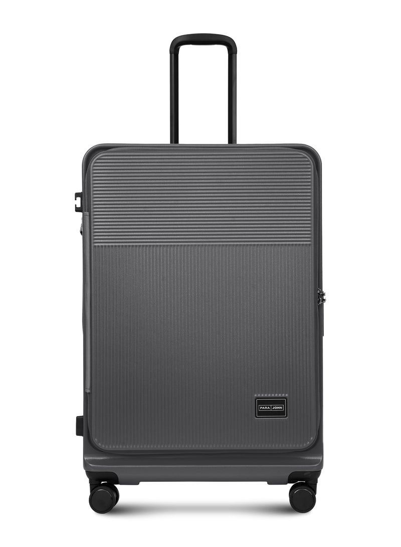 PARAJOHN FRONTARA Series Set of 2 Luggage| Small 10KG & Large 30KG ABS+Polycarbonate 8 Wheel Trolley Hardsided Travel Suitcase -GREY - Image 2