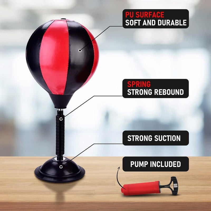 Generic Mini Punching Bag Toy with Suction Cup – Stress Relief Boxing Ball for Desk Use - Image 5