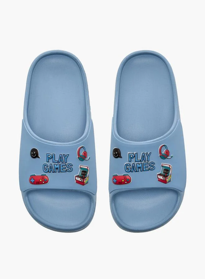 أكوا Boys Game Embossed Slides
