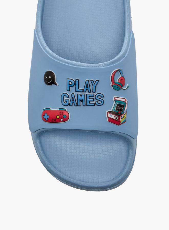 Aqua Boys Game Embossed Slides - Image 3