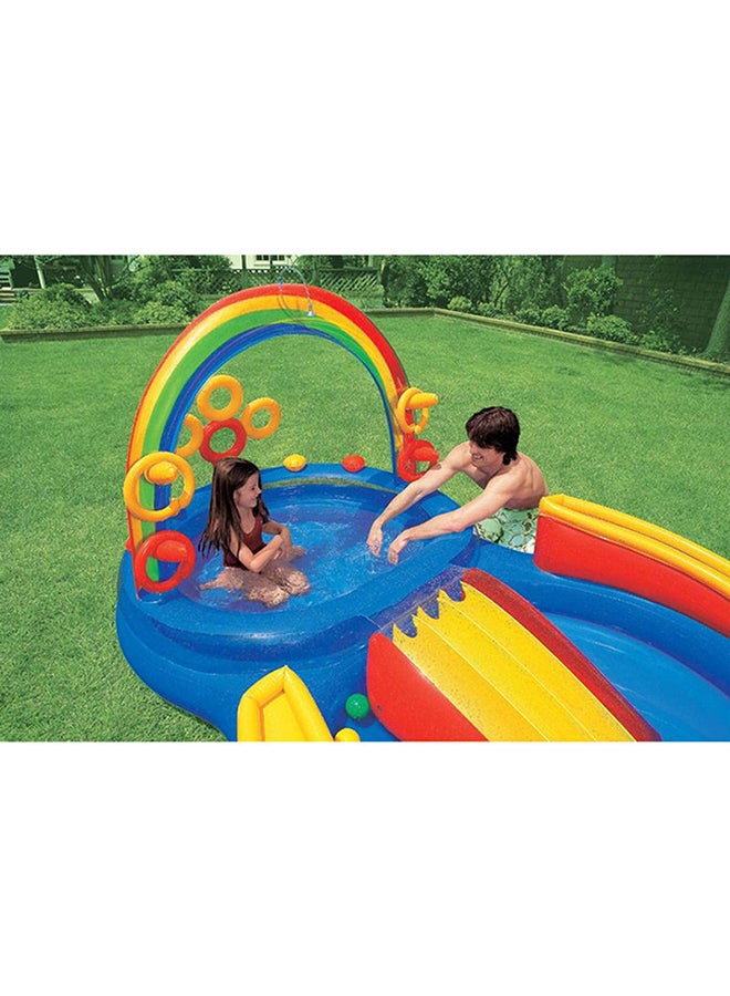 INTEX Inflatable Rainbow Ring Water Play Center 297x193x135cm - Image 3