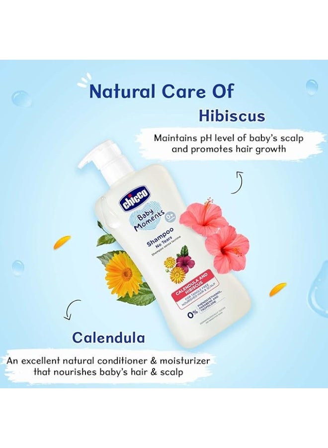 شيكو شامبو شيكو بيبي مومنتس لوقت استحمام خالٍ من الدموع، تركيبة متطورة جديدة بمكونات طبيعية، مناسب لشعر الطفل الناعم الخالي من التشابك، خالٍ من الفينوكسي إيثانول والبارابين (200 مل) - Image 2