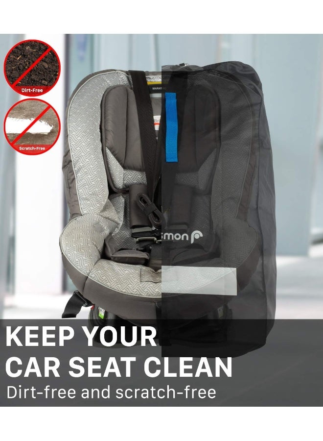 Fosmon Airplane Car Seat Travel Bag Adjustable Shoulder Strap Padded Nylon Backpack Style Universal Size - Image 2