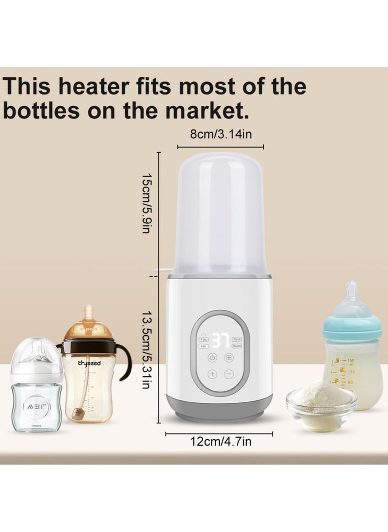 CMGTYYD Baby Bottle Warmer, 8-in-1 Baby Milk Warmer with, Timer, Smart Temperature Control and Automatic Shut-Off, Fast Baby Food Heating & Defrost, Warmer for All Bottles  - Image 2