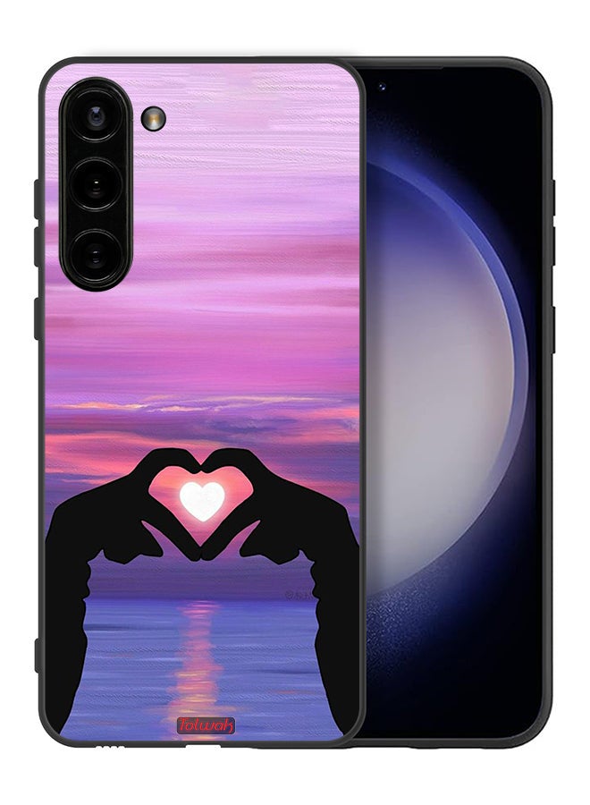 Tolwak Samsung Galaxy S23 Plus 5G Protective Case Cover Heart Moon - Image 2