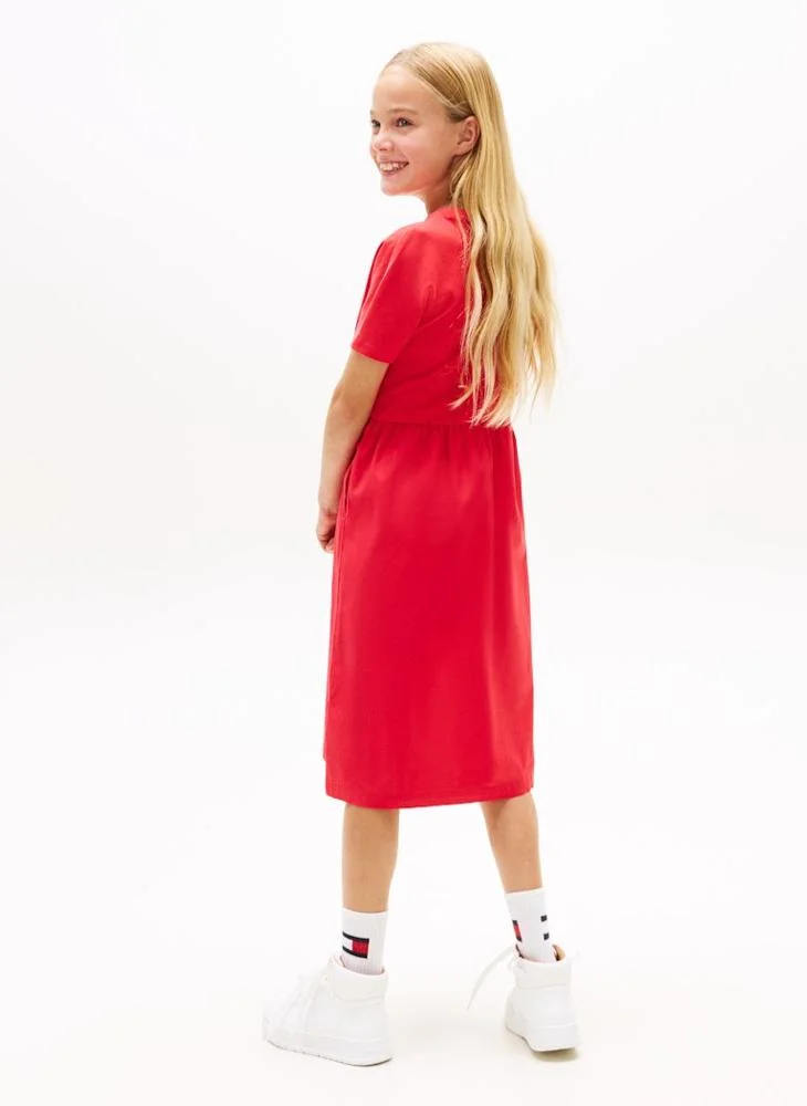 تومي هيلفيغر Kids Mix Media Dress