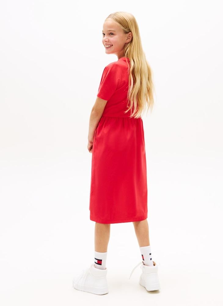 TOMMY HILFIGER Essential Relaxed Fit And Flare Dress - Image 2
