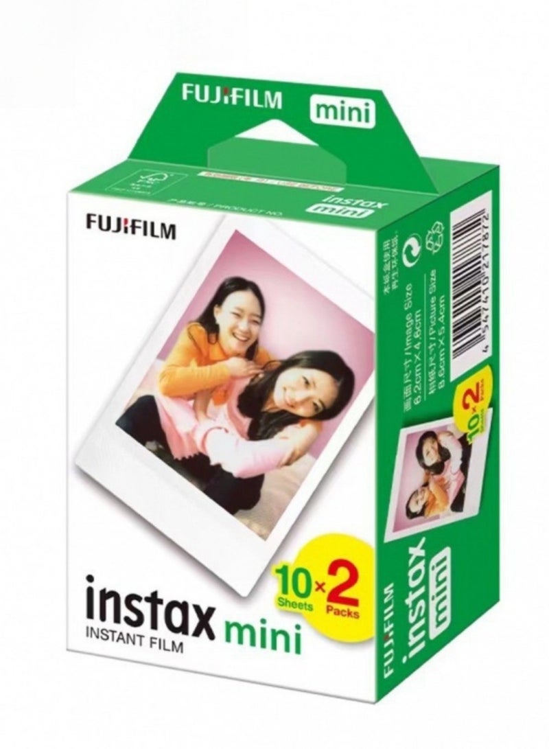 FUJIFILM 20-Sheet Instax Film Photo Paper,Compatible with Instax Mini Series Cameras - Image 1