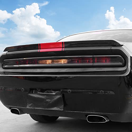 Jimen Compatible with Dodge Challenger 2009-2014, 4PCS Tail Light Cover Trim Exterior Accessories - Image 5