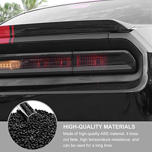 Jimen Compatible with Dodge Challenger 2009-2014, 4PCS Tail Light Cover Trim Exterior Accessories - Image 4