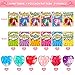 SURCVIO Valentine Day Gifts for Kids 24 Pack Pop Fidget HeartShaped Mini Push Bubble Sensory it Fingertip Keychain Fidget Toys Decompression Valentines Classroom Party Favors Exchange Gifts for Kids - Image 4