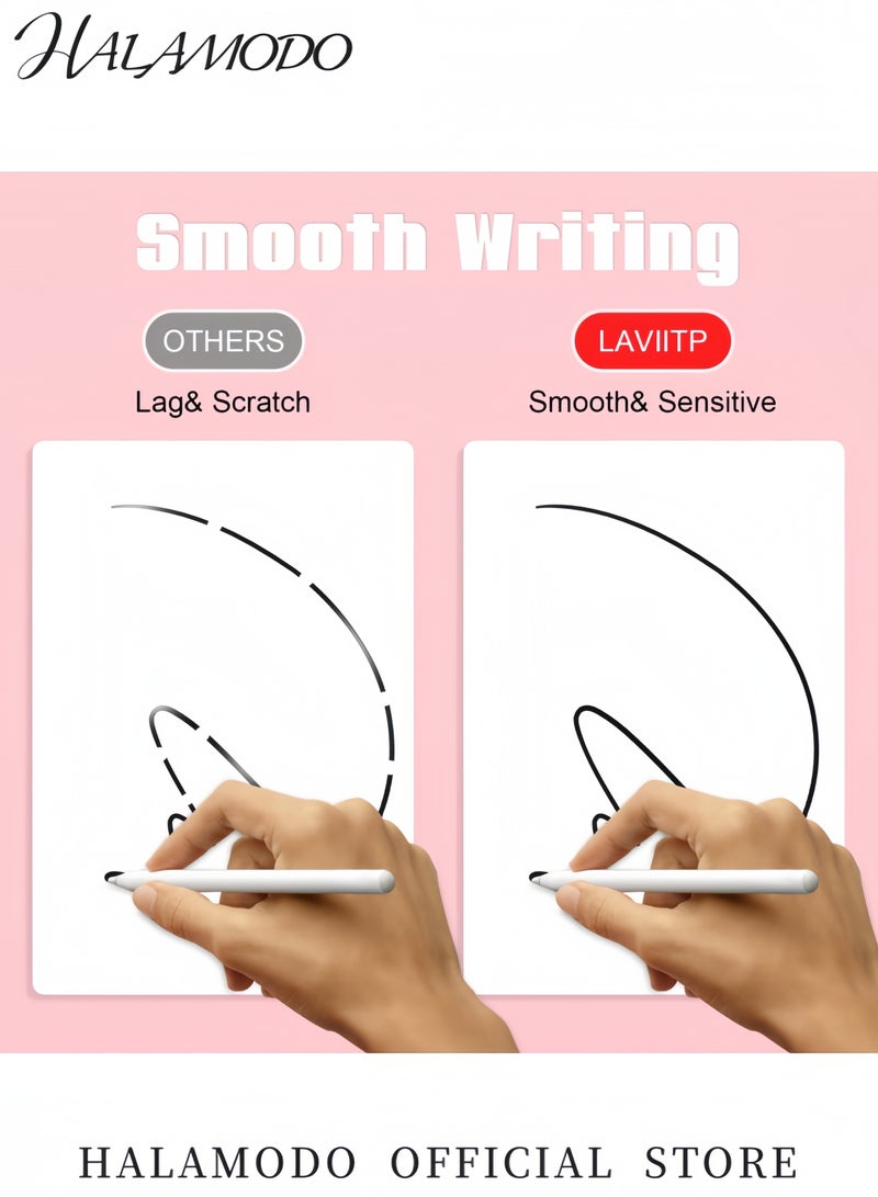 Halamodo جراب Apple Pencil من الجيل الثاني مع غطاء سيليكون بمقبضين وحامل حماية لجهاز iPad Pro - Image 5
