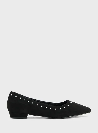 Ginger Studded Ballerina Flat