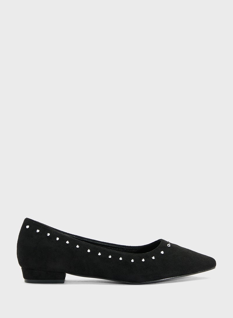 Ginger Studded Ballerina Flat  - Image 1