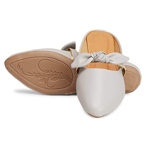 Denill Comfortable, Stylish Bellies for Women and Girls UK- 4 Grey - Image 2