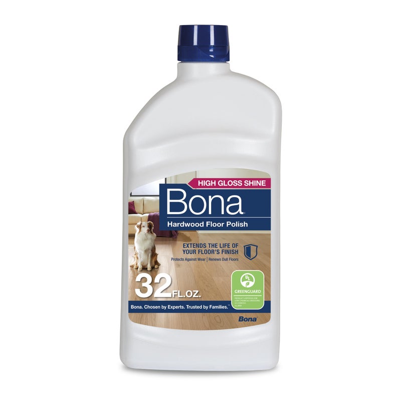 Bona Hardwood Floor Polish 32 fl oz High Gloss Shine Polish for Wood Floors Protects and Renews Dull Flooring Covers 500 sq ft - Image 2