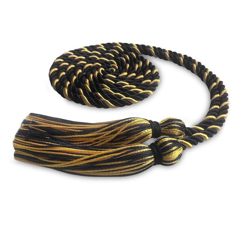 Endea Graduation Single Honor Cord TwoColor BlackGold