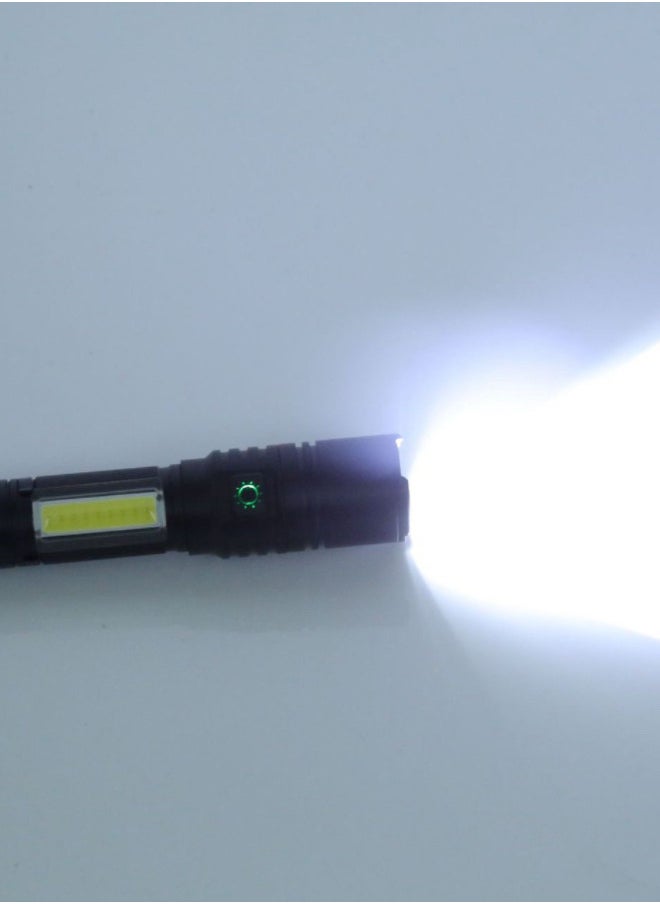 Generic Advanced USB Rechargeable Fluorescent Detection Flashlight - Red, White, and Purple Light, COB LED, Adjustable Focus, Multi-Function, Overcharge Protection  - Image 3