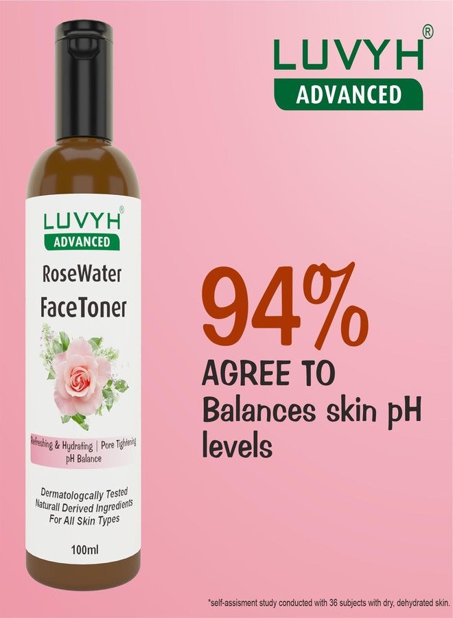 Luvyh Rose water Toner 100ml - Image 4