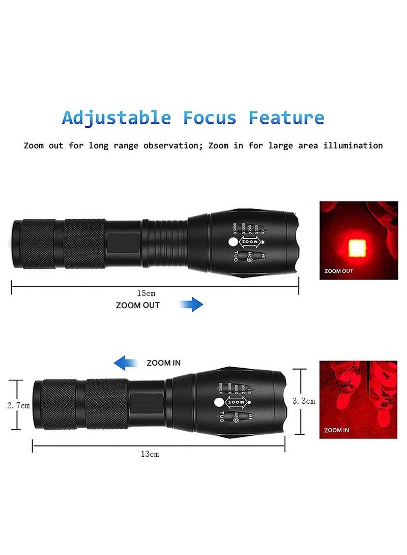 Flashlight UV and White Light 2 In 1 Flashlight LED Dual Color Waterproof Flashlight - Image 4