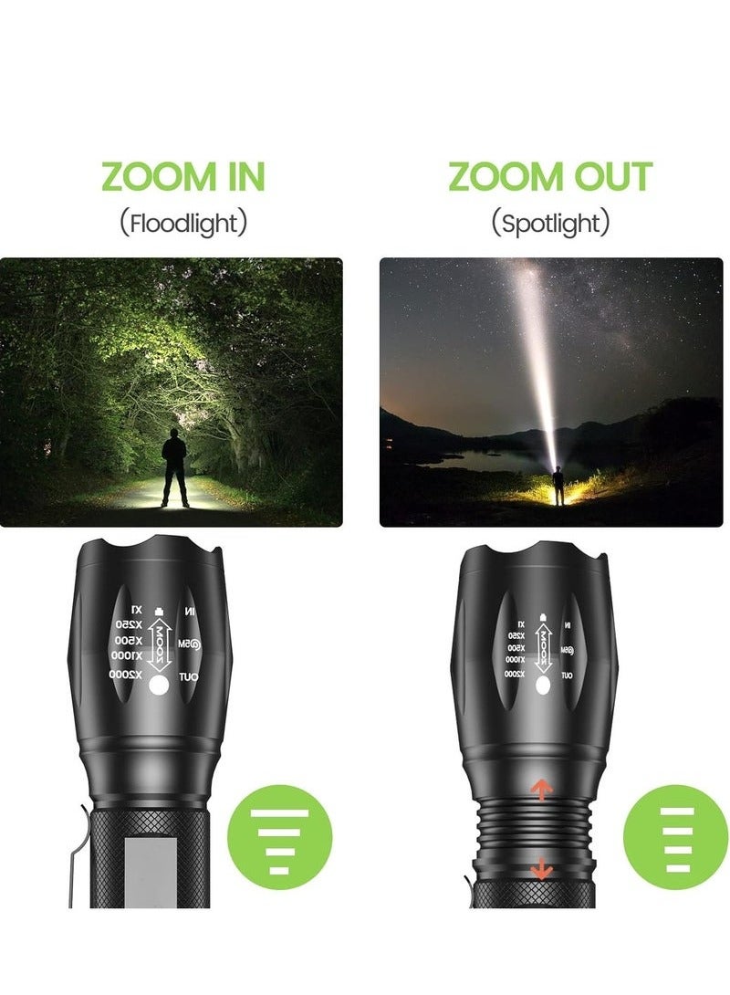 Flashlight UV and White Light 2 In 1 Flashlight LED Dual Color Waterproof Flashlight - Image 3