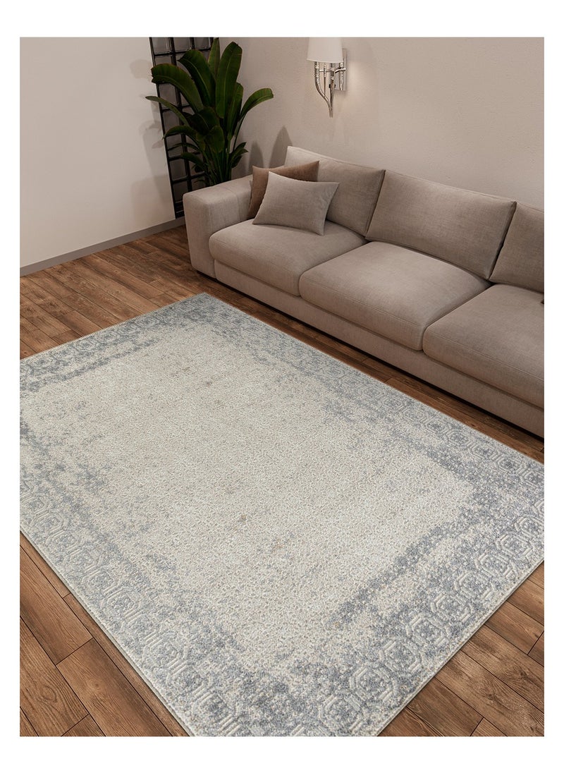 Generic Modern Vintage Style Area Super Soft Touch Living Room Bedroom Floor Decoration Carpet Beige Natural Light Rectangular 150x230 cm  - Image 1