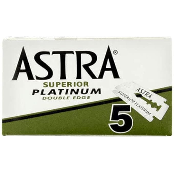 أسترا عبوة أسترا من 5 شفرات حلاقة مزدوجة الحواف - Image 2