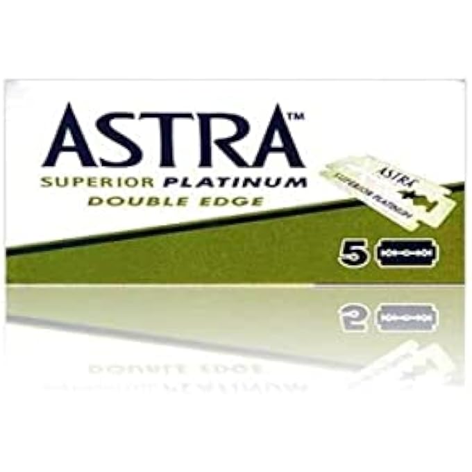 أسترا عبوة أسترا من 5 شفرات حلاقة مزدوجة الحواف - Image 1